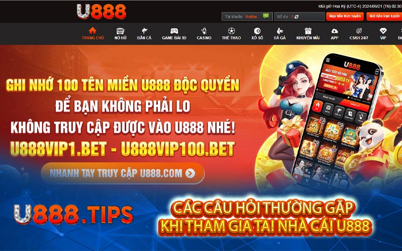 Cac cau hoi thuong gap khi tham gia tai nha cai U888